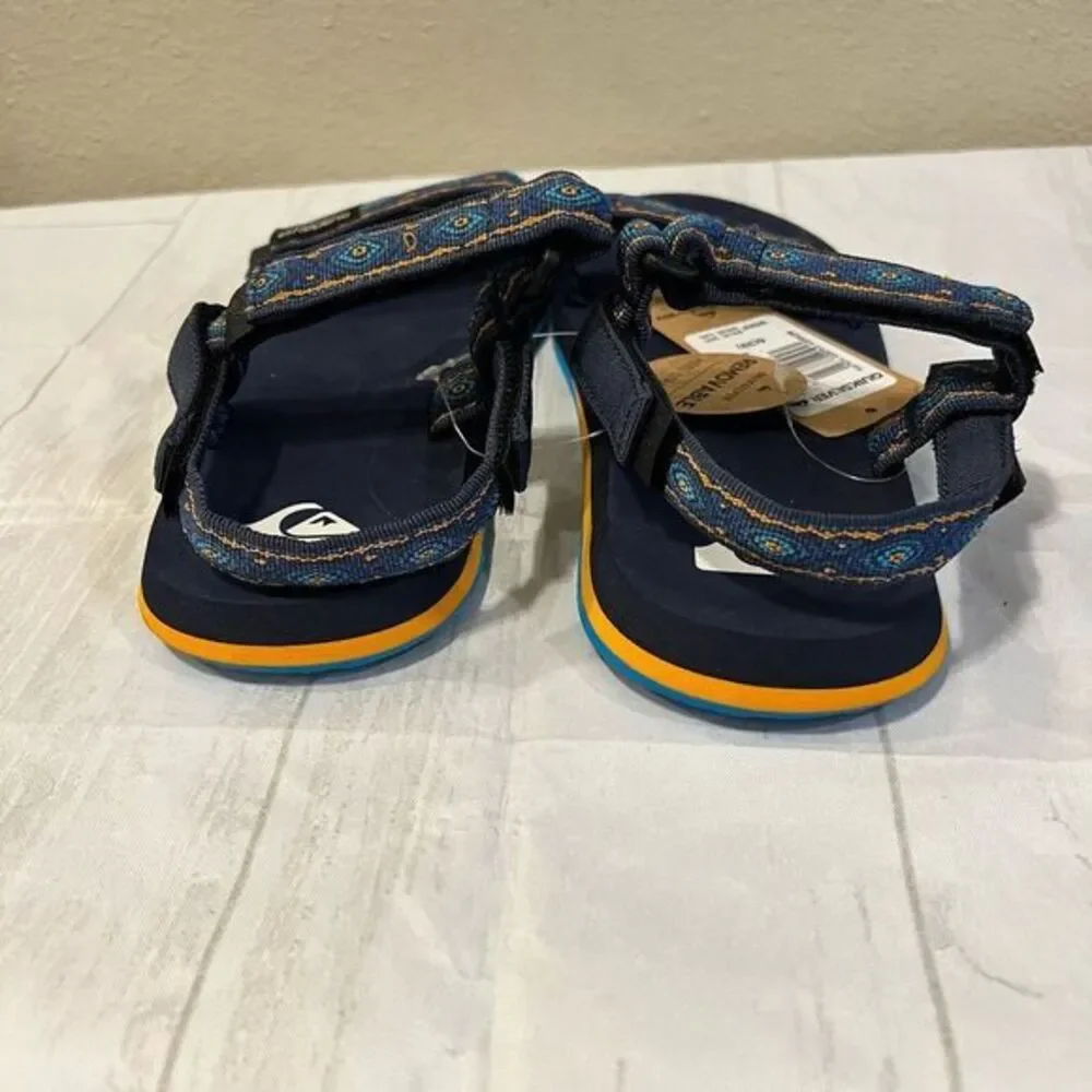 Quiksilver Youth‎ Sandals Size 6 Removable Heel Strap New Boy's Blue